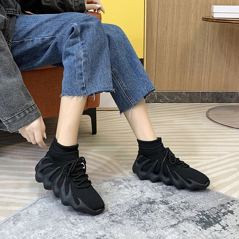 Winter High Quality Lace Up Sneakers Shoe CODE: KAR2597